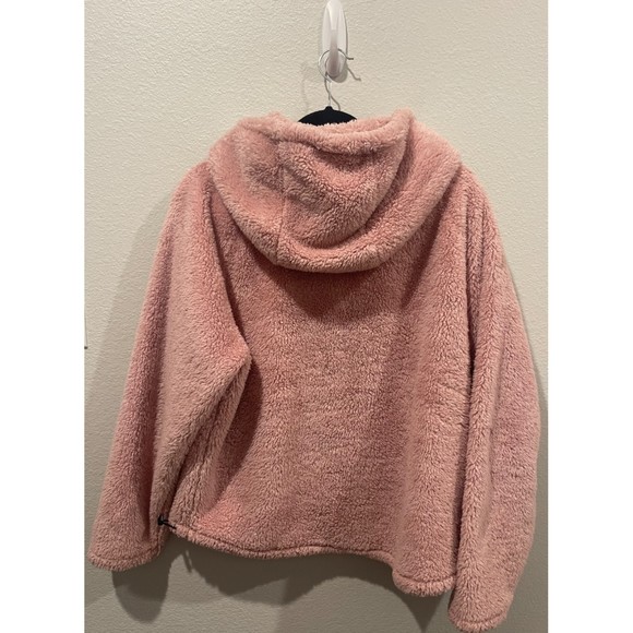 PINK Cozy Oversized Sherpa Hoodie - Picture 5 of 6